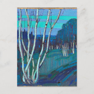 Silver Birches, popular artwork by Tom Thomson  Postcard