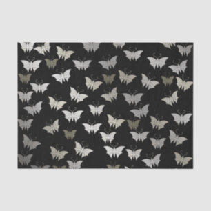 silver,black,butterfly, metal, decoration, design, tissue paper