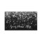 Silver Black Hollywood Glitz Glam Place Card
