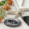 Silver Black Piano Name Monogram Student Gift