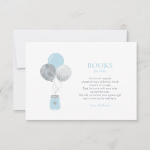 Silver, Blue Books for Baby, Book Request Card