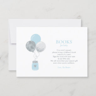 Silver, Blue Books for Baby, Book Request Card