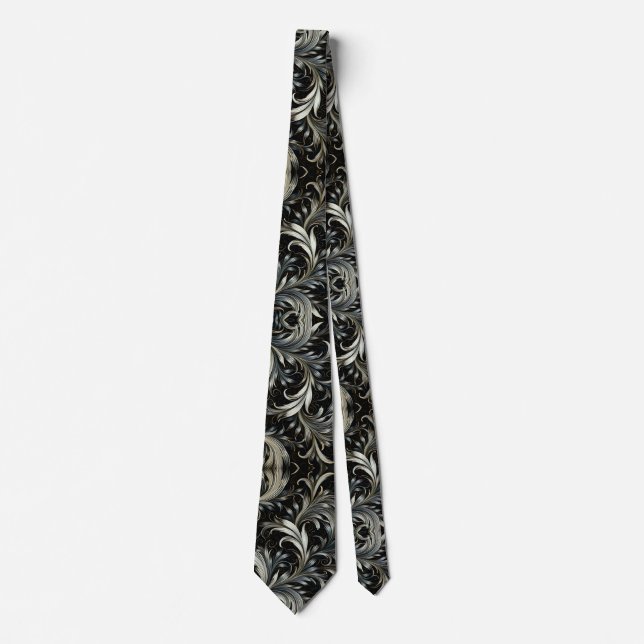 Silver Blue Tie (Front)