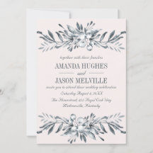 Silver Botanical | Floral wreath wedding PINK