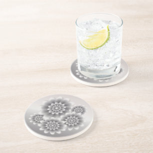Silver bouquet coaster