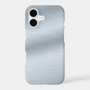 Silver brossé look élégant iPhone 7 Coque