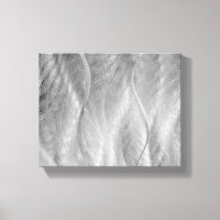 Silver Brushed Metal Abstract