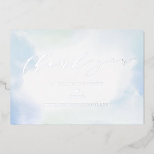 Silver Business Logo Thank you Package Insert