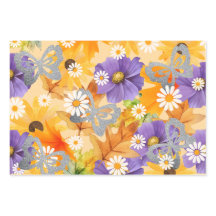 Silver Butterfly, Fall Flowers