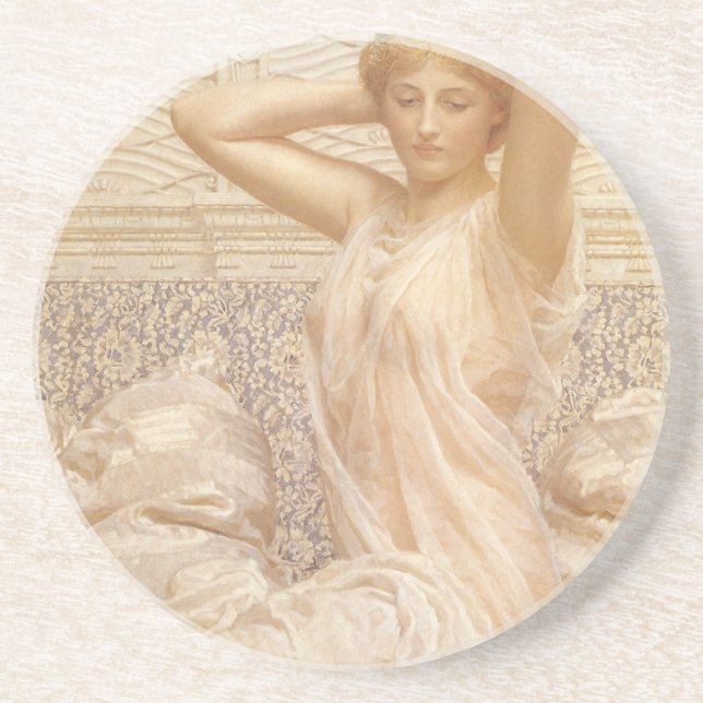 Silver by Albert Joseph Moore, Victorian Fine Art Coaster (Front)