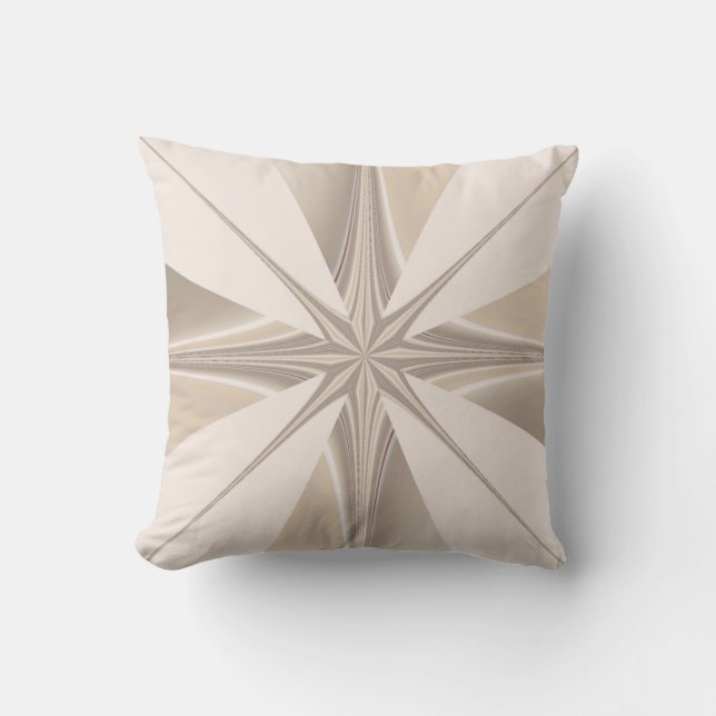 Silver bymalens throw pillow (Front)