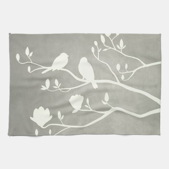 Silver Candelabra - Kitchen Towel (Horizontal)