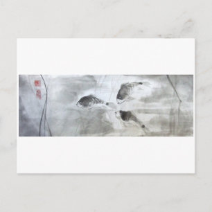Silver Carp Fish Postcard