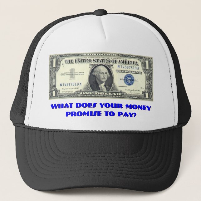 Silver Certificate Trucker Hat (Front)