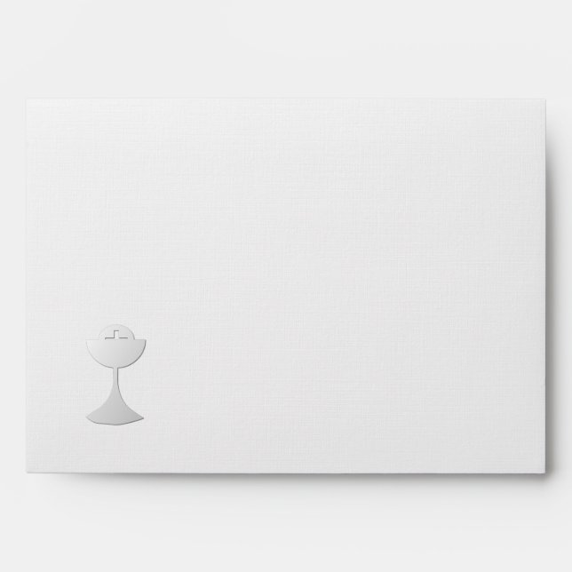 Silver Chalice and Host Envelope (Front)
