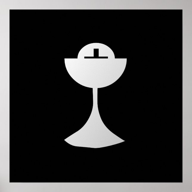 Silver Chalice and Host Poster (Front)