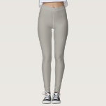 Silver Chalico Solid Plain Colour Leggings<br><div class="desc">silver solid plain colour.
Elegant,  vivid trendy luxury colour fashion.
Colour#: #AEA9A2</div>