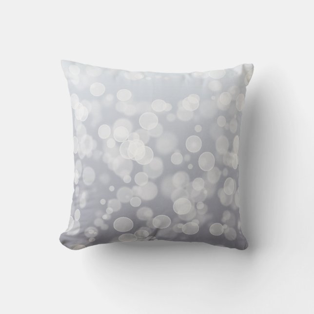 Silver Christmas Pillow (Front)