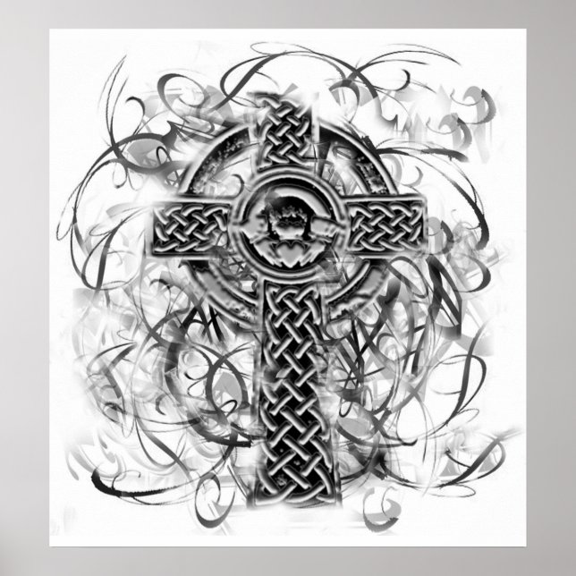 "Silver Claddagh Cross" Sarah Doherty 2008 Poster (Front)