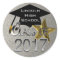 Silver Class Of 2017 Graduation Seal Sticker
