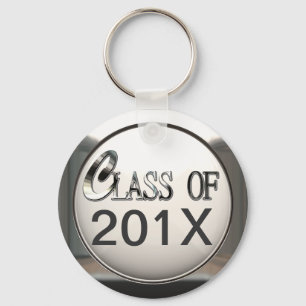 Silver Class Of... Add Year, Keychain