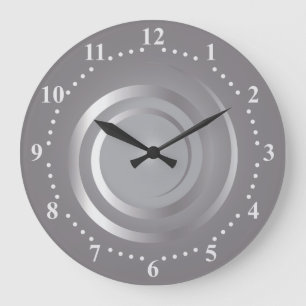 silver clock