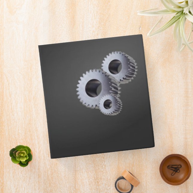 Silver Cogs Avery Binder (In Situ)