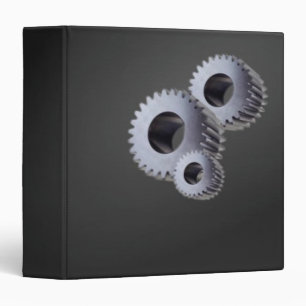 Silver Cogs Avery Binder