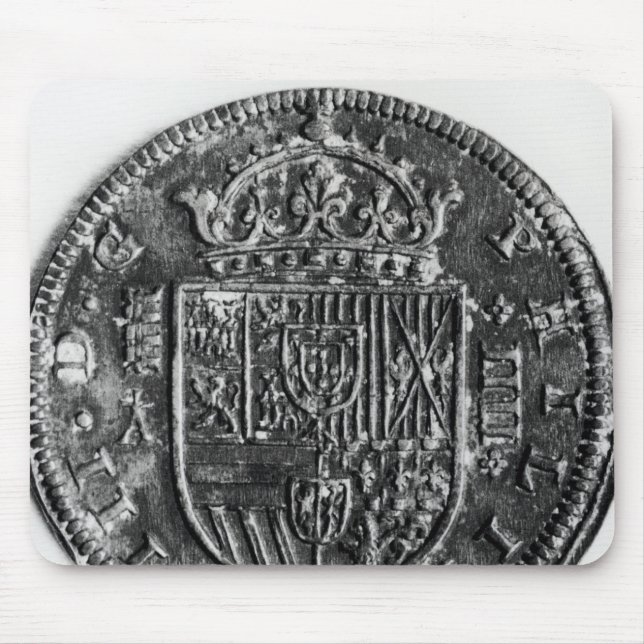 Silver coin mouse pad (Front)