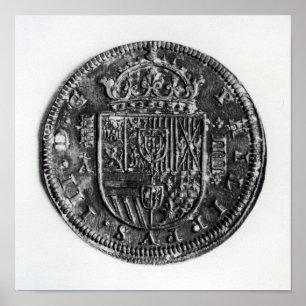 Silver coin poster