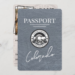 Silver Colorado Passport Save The Date