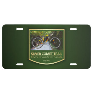 Silver Comet Trail (bike2) License Plate