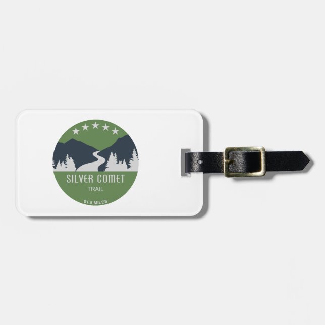 Silver Comet Trail Georgia Luggage Tag (Front Horizontal)