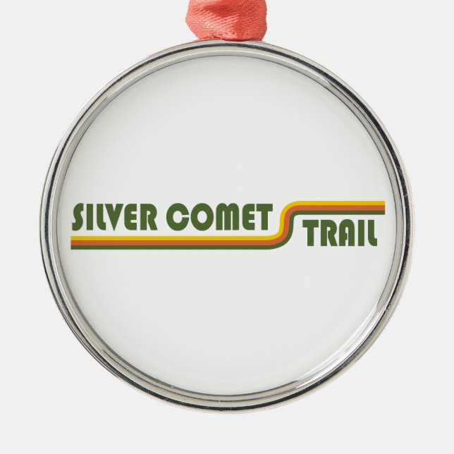 Silver Comet Trail Georgia Metal Ornament (Front)