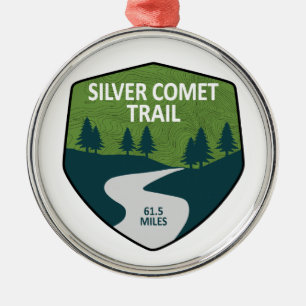 Silver Comet Trail Georgia Metal Ornament