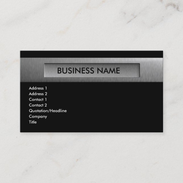 silver_company_3 business card (Front)