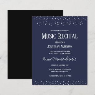 Silver Confetti Music Recital Budget