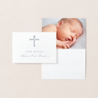 Silver Cross God Bless Baby Boy Baptism