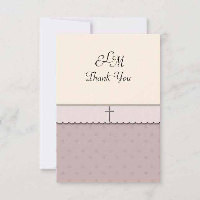 Silver Cross Thank You Card (Front)