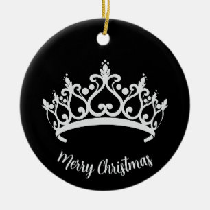 Silver Crown Ornament