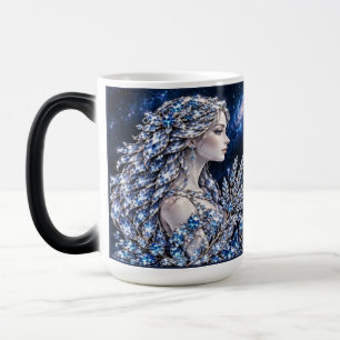 Silver Crystal Virgo Luxury Collection Magic Mug