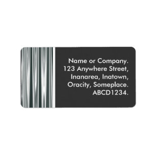 Silver Curtain Label