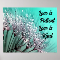 Silver Dandelion Botanical Poster Wall Art Quote