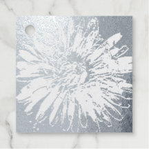 Silver Dandelion Print 