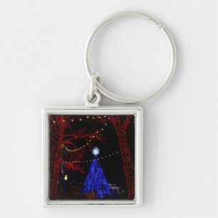 Silver Dollar City Christmas Keychain