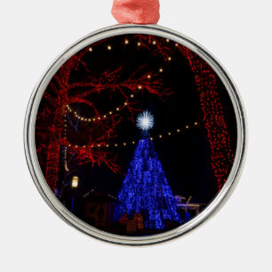 Silver Dollar City Christmas Metal Ornament