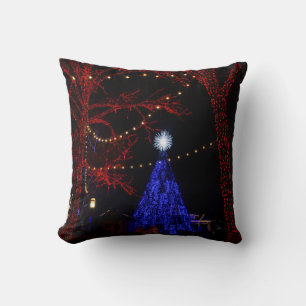 Silver Dollar City Christmas Throw Pillow