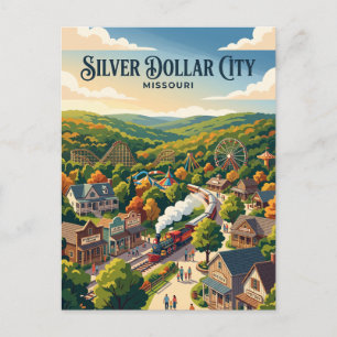 Silver Dollar City, Missouri Postcard