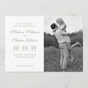 Silver Dollar Eucalyptus & Branches - Save the Dat Date