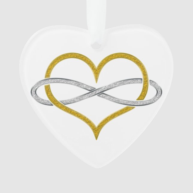 Silver d'or Heart Infinity (devant)